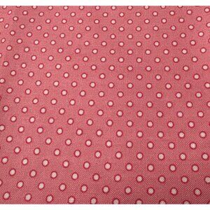 Pink Polka Dot Fabric 1/4 yard x 44" Cotton Quilting Sewing Craft Textiles